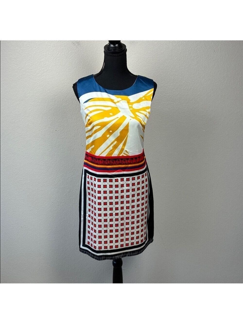Roberto Cavalli 100% Silk Scarf Print Sleeveless Slip Dress Italian Luxury 2 XS - Picture 3 of 12